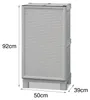 Artplast Concert 50x39x92 Cm Kleiderschrank Silber  Silber Produktbild-Vorschau 7