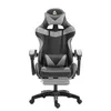 Schwarz-Grau Gaming-Stuhl Ergonomischer Gamer Produktbild-Vorschau 2