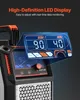 Close-up of a plasma cutter's digital display and control panel. Anteprima dell’immagine prodotto