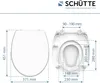 WC sedátko SCHÜTTE FAMILY WHITE s dětským sedátkem, WC Náhled obrázku produktu 7