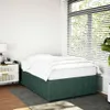 vidaXL Bettgestell ohne Matratze Dunkelgrün 120x200 cm Samt Produktbild-Vorschau 2