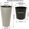 Hochkübel Lilia Strip ø 19 / H=36 cm - anthrazit Produktbild-Vorschau 2