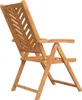 vidaXL Sedie da giardino regolabili 2 pz. Legno massiccio Anteprima dell’immagine prodotto 7