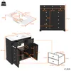 okwish Waschtischunterschrank Keramikwaschbecken Modernes Produktbild-Vorschau 7