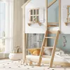 A child's bedroom with a bunk bed designed like a house. Produktbild-Vorschau