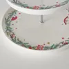 Zweistöckige Etagere mit weihnachtlichem Muster FLORENZA, Produktbild-Vorschau 2