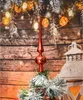 Weihnachtsbaumspitze 25cm Rot Produktbild-Vorschau 2