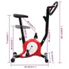 VidaXL 92012, Aufrechtes Fahrrad, Magnetisch, 120 kg, Produktbild-Vorschau 7