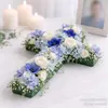 Floristen Steckschaum Kreuz 40x30x5cm mit Naturunterlage Produktbild-Vorschau