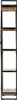 Bibliothèque 5 compartiments 60 x 30 x 180 cm Mango massif Voir les images du produit 2