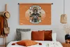 MuchoWow® Wandteppich Wandbehang Motorrad - Skelett - Produktbild-Vorschau 4
