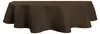 Tischdecke oval braun 130x220 cm Leinenoptik Lotuseffekt Produktbild-Vorschau 1