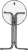 Royal Catering Stehtisch - Ø 80 cm - klappbar - grau - Produktbild-Vorschau 5