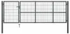 vidaXL Gartentor mit Pfosten Stahl 350 x 100 cm Anthrazit Produktbild-Vorschau 6