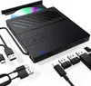 Externes CD/DVD-Laufwerk 7-in-1 USB Ultra Slim, tragbarer Produktbild-Vorschau 1