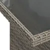 The Living Store 7-tlg. Garten-Sofagarnitur mit Kissen Grau Produktbild-Vorschau 9