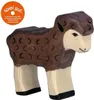 HOLZTIGER Lamm aus Holz - schwarz Produktbild-Vorschau 2