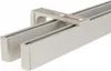2-lauf Gardinenschiene Innenlauf Loft Edelstahl-optik 4 – Produktbild-Vorschau 1