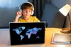 MuchoWow® Laptop Aufkleber Sticker Cover Weltkarte - Produktbild-Vorschau 3
