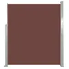 vidaXL Tenda laterale estensibile 160x500 cm Marrone Anteprima dell’immagine prodotto 1