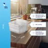 Benbow Seau rectangulaire avec couvercle et poignée 5L Voir les images du produit 3