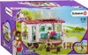 A toy caravan for a horse club with figures and a horse, displayed on its packaging. Produktbild-Vorschau