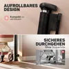 Aufrollbares Treppenschutzgitter schwarz - kindersicheres Produktbild-Vorschau 4
