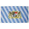 MFH Fahne 90 x 150 cm - Bayern - blau/weiß Produktbild-Vorschau 2