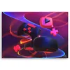 Leinwandbild Spielerset 100x70 Feeby Violett bild für die Produktbild-Vorschau 3