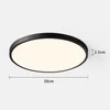 54W LED Deckenleuchte Flach Ultra Dünn 2.5cm  Deckenlampe Produktbild-Vorschau 7