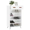 vidaXL Armadio per scarpe bianco lucido 60x35x105 cm in Anteprima dell’immagine prodotto 5