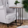 Industrieller Lofttisch aus schwarzem Metall für Produktbild-Vorschau 4