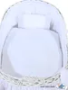 MY SWEET BABY Handgefertigtes Babybett Naturfaser Weiß mit Produktbild-Vorschau 2