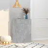 vidaXL Botník betonový šedý 60x35x84 cm odvozený dřevěný Náhled obrázku produktu 2