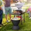 COSTWAY 3 in 1 Gartentisch 30L Kühlbox Hocker Produktbild-Vorschau 8
