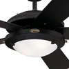 Ventilatore da soffitto Comet Nero 132 cm con luce e Anteprima dell’immagine prodotto 4