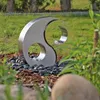 CLGarden Edelstahl Springbrunnen Yin Yang mit LED Produktbild-Vorschau 4