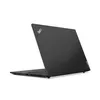 A black Lenovo ThinkPad laptop is shown from a rear-diagonal angle against a white background. Produktbild-Vorschau