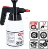 A pressure sprayer bottle with various icons and text on the right side. Podgląd zdjęcia produktu