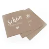 itenga 20x Serviette Schön dass du da bist latte macchiato Produktbild-Vorschau 3