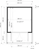 Gartenhaus Bertilo She Shed Arley mit Fußboden 214 x 305 cm Produktbild-Vorschau 17