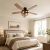 Ventilatore da soffitto Ø132 cm con luce e telecomando, Anteprima dell’immagine prodotto 7