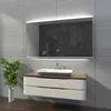 Badspiegel mit LED Beleuchtung und Touch-Schalter - Seoul - Produktbild-Vorschau 3