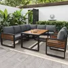 Garten-Lounge-Set 8 Personen 7-teilig – Sitzgruppe aus Produktbild-Vorschau 5