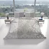 3-teilige Bettwäsche Biber 200x220 cm Beige Taupe Ornamente Produktbild-Vorschau 2