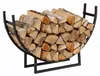 Relaxdays Kaminholzregal, halbrund, Innenbereich, Produktbild-Vorschau 1