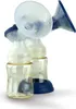 A double electric breast pump with two bottles attached, shown against a white background. Podgląd zdjęcia produktu