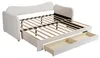 Letto imbottito Flieks 90x200 cm con letto estraibile, Anteprima dell’immagine prodotto 10
