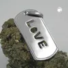 Anhänger 32x16mm LOVE rhodiniert Silber 925 silber 32x16mm Produktbild-Vorschau 2