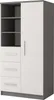 Étagère Étagère pour enfants Bibliothèque 80cm GRIS/BLANC Voir les images du produit 2
